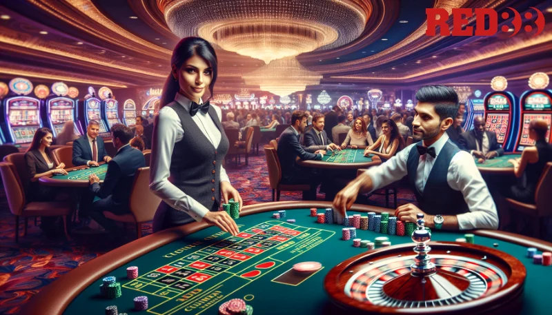 Baccarat tại sảnh Casino Red88