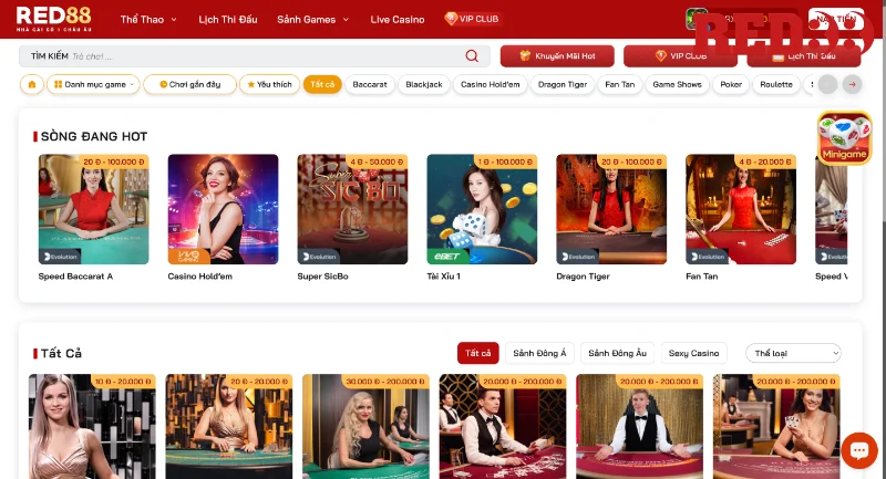 Giới thiệu chung về Casino Red88